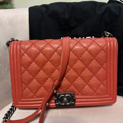 Authentic Chanel Boy Bag 
