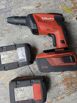 Hilti 22v.  3 Batteries 4.0 No Charger