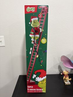 Brand New Mr. Christmas Super Climbing Grinch 40”