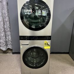 Washer and 7.4 Cu. Ft. Gas Dryer Wash Tower