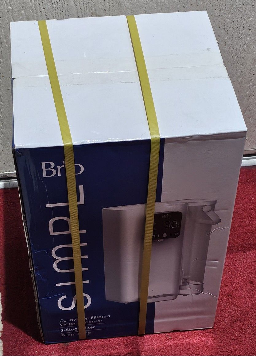 Brio SIMPL W2 Countertop Water Dispenser w/Refillable 2.5L Water Tank
