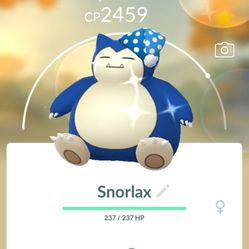 Pokemon Go Trade Shiny Nightcap Snorlax