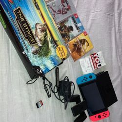 Nintendo switch bundle package tons of extras tons of games receipts for everything everything included