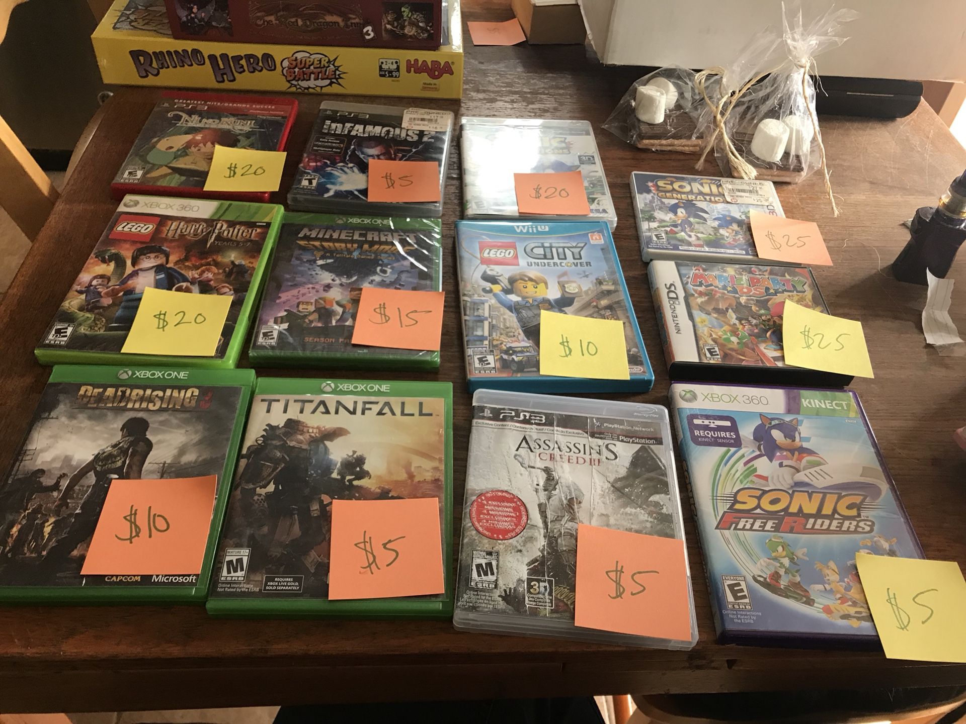 Assorted Games Xbox, PlayStation, Nintendo