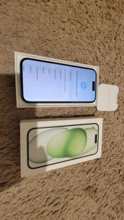 Apple iPhone 15 128GB Unlocked – Mint Green – Excellent Condition
