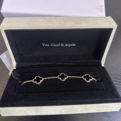 Van Cleef “Black Clover” Bracelet