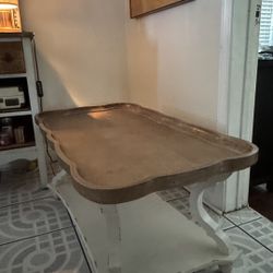 WHITE COZAYH Rustic Farmhouse Cottagecore Coffee Table