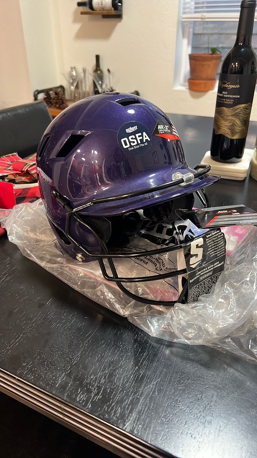 Fastpitch Batting Helmet - Purple