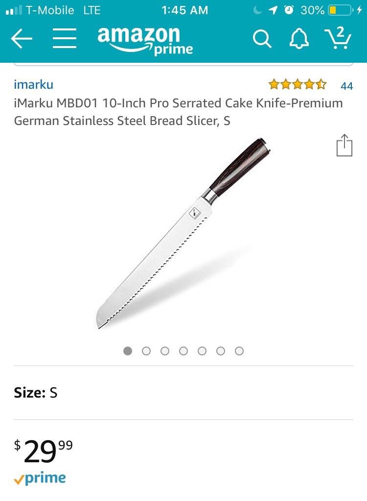 10 inch professional bread knife