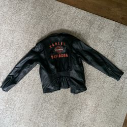 Harley Davidson Ladies Leather Jacket Size M  