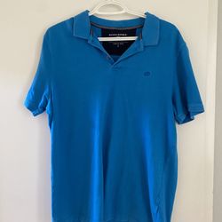 Banana Republic Men’s Blue Polo  Shirt With Pocket - Size Large - Used Great Condition  