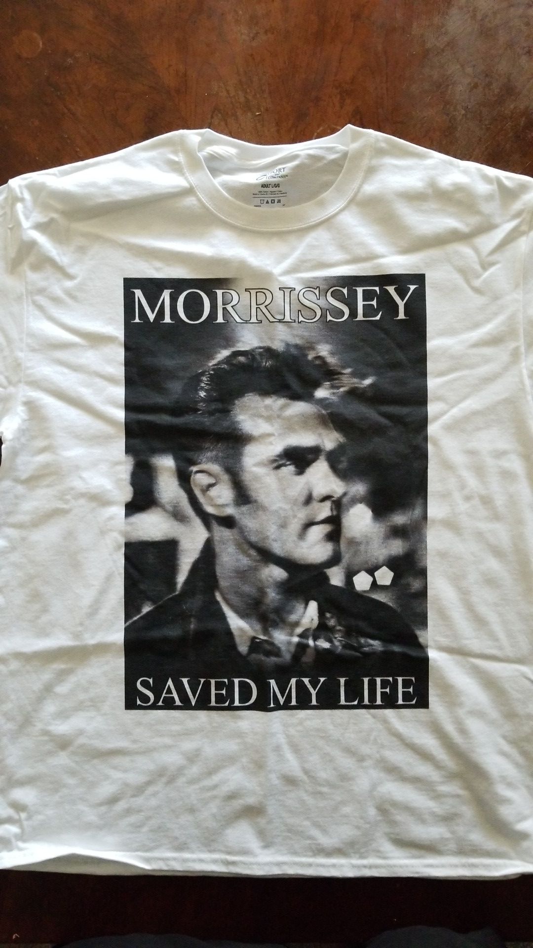 Morrissey - the Smith's shirt
