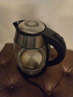 Glass Electric Kettle Stainless Steel