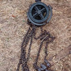 Vintage Chain Hoist