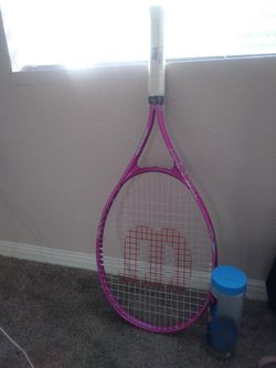 Wilson tennis racket & ball $10