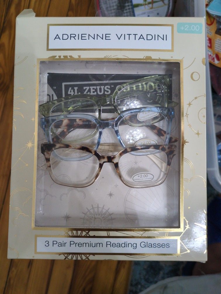 3 Pair Reading Glasses