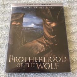 Brotherhood Of The Wolf 4K/Blu-Ray With Slipcover And Protective Case