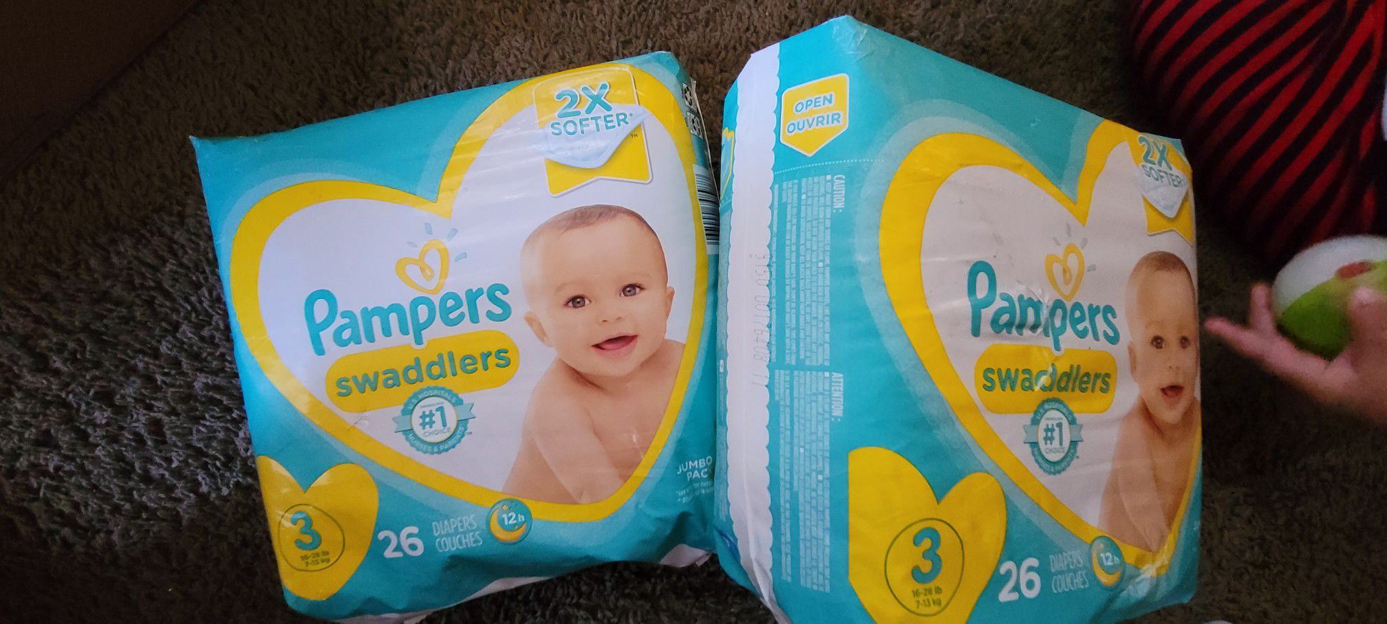Size 3 n 4 diapers (please read)