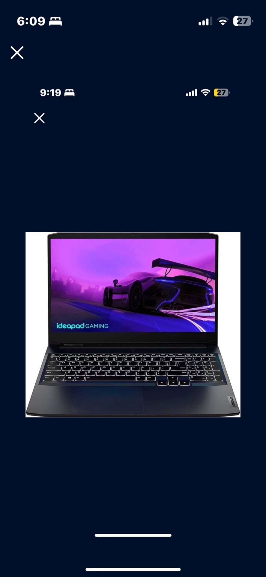 RTX 3050 Gaming Laptop Lenovo 1TB 16GB