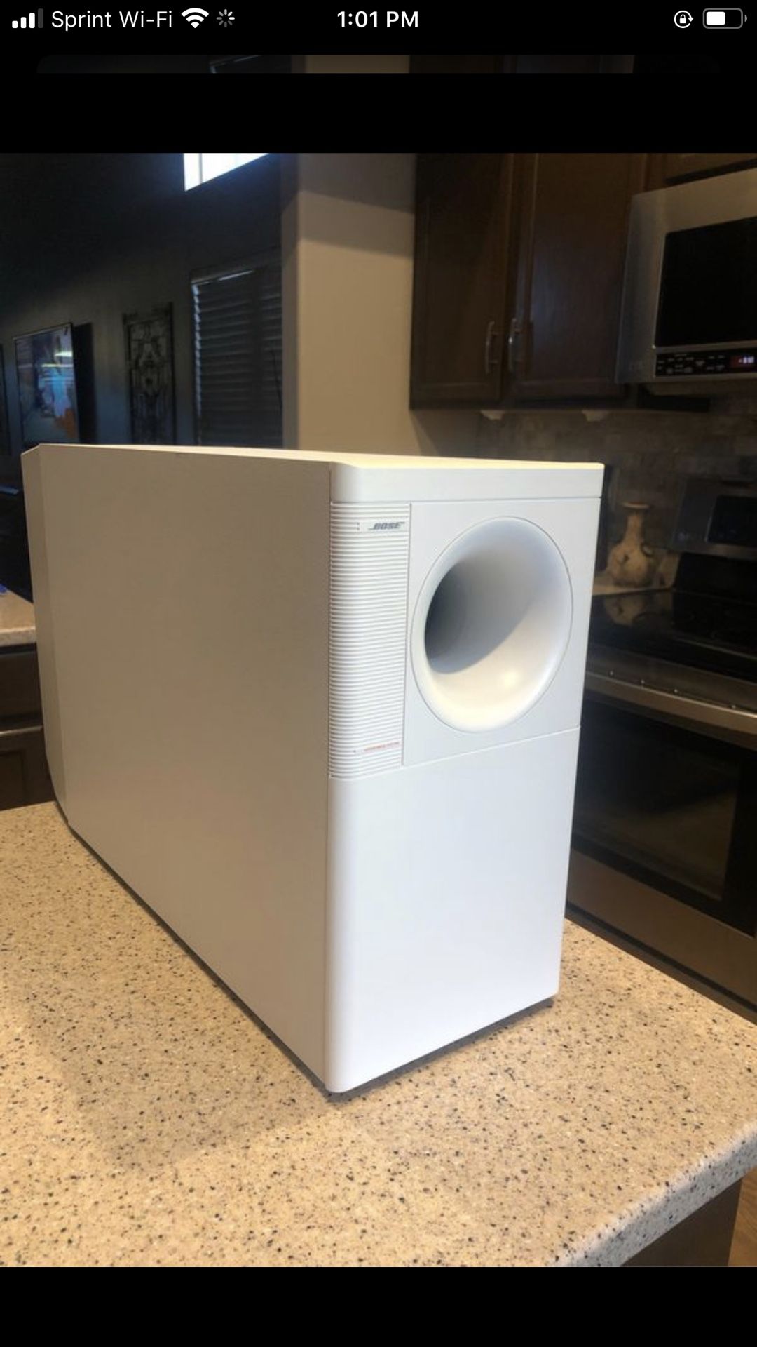 White Bose subwoofer only