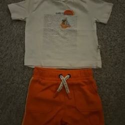 TED BAKER baby boys top and shorts set. 0-3 months NWOT