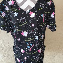 Woman Scrubstar Dental Scrub Top 3x 