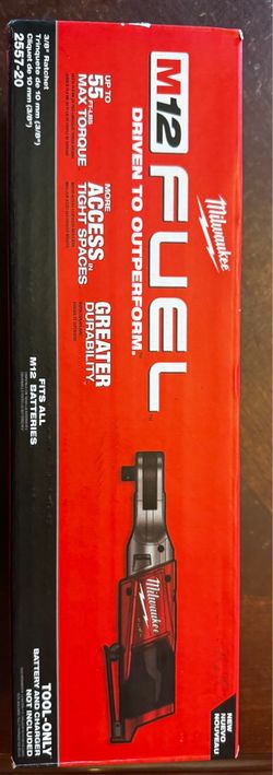 Milwaukee M12 FUEL 12V Lithium-Ion Brushless Cordless 3/8 in. Ratchet (Tool-Only)