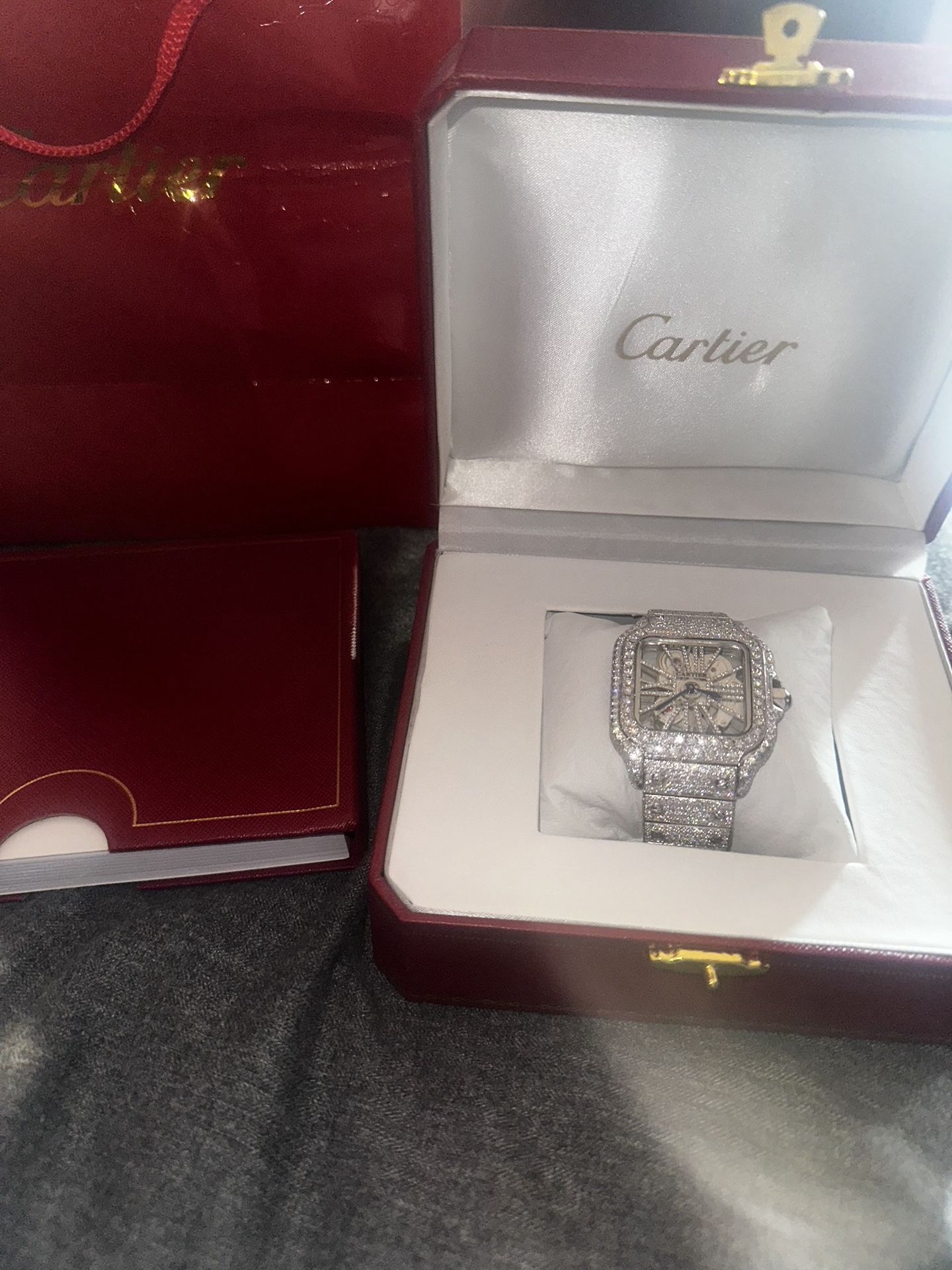 Moissanite Cartier Skeleton