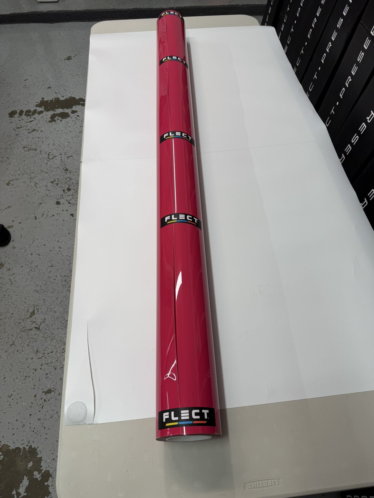 Flect (PET) Colored Vinyl Wrap- Hyper pink- 5ftx60ft
