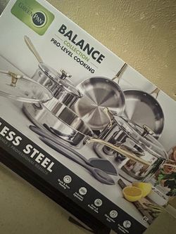 GreenPan Balance Collection Stainless Steel Cookware Set