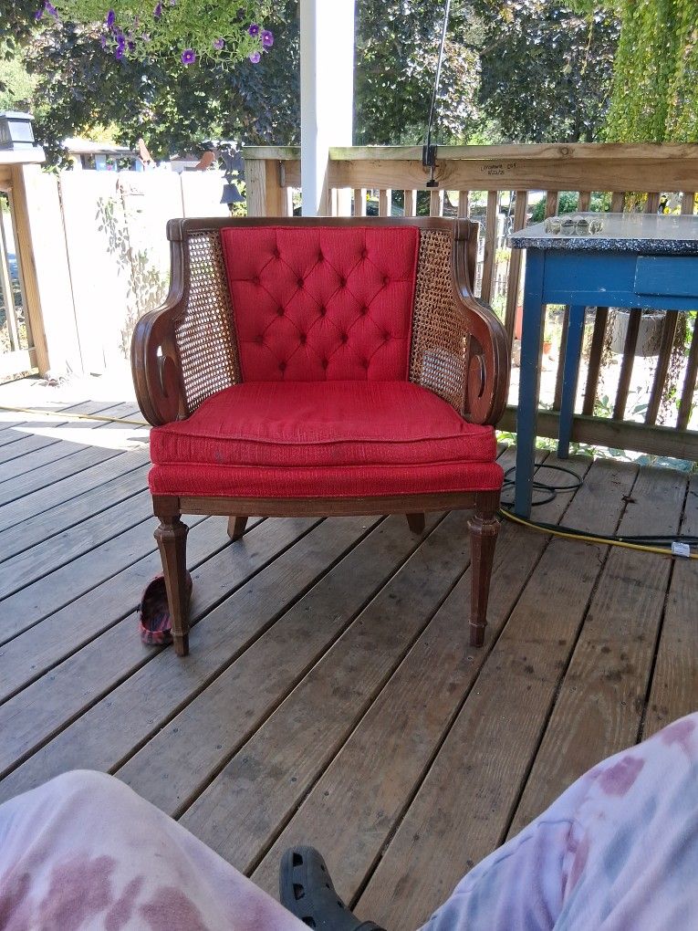 Vintage Red Chair