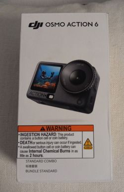 DJI Osmo Action 6 Standard Combo – New, Sealed