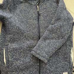 XL  AVALANCHE   Navy Blu Long Slv Zip