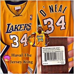 Shaquille O'Neal Lakers Jersey