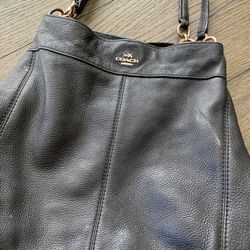 Coach Black Leather Bag