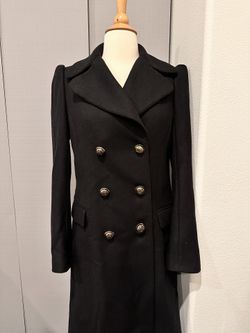 Zara Wool Double Breasted Women Coat Sizs S