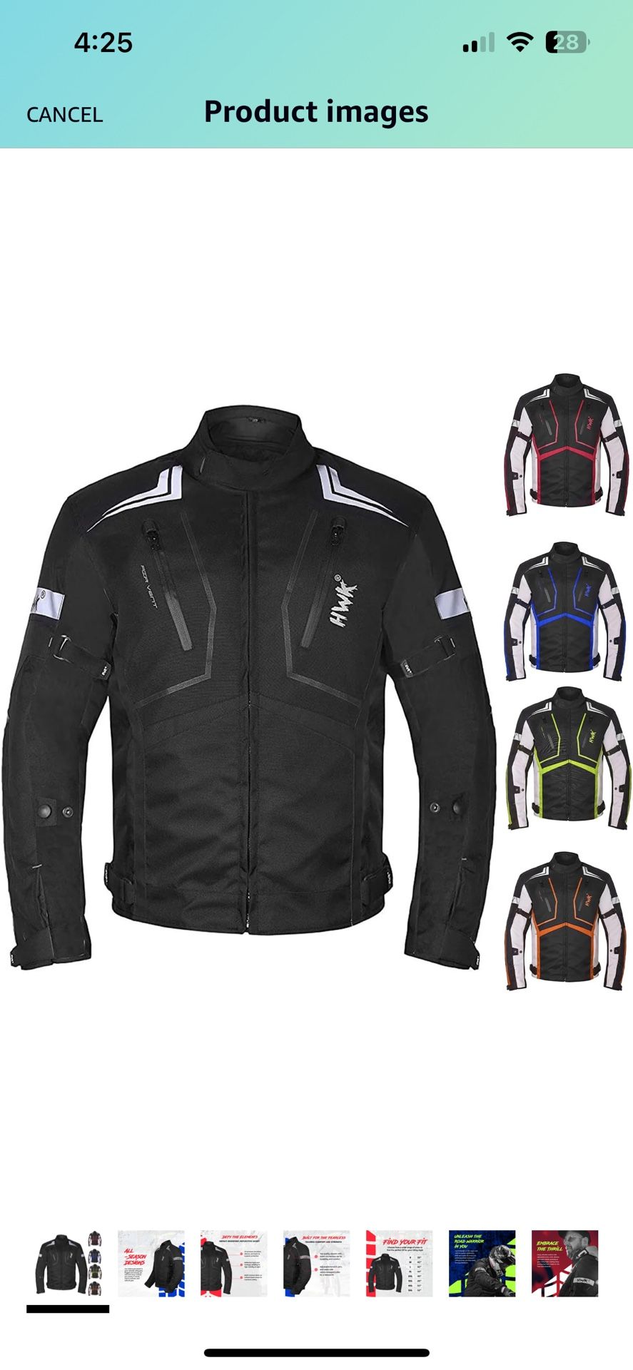 Motorcycle Jacket for Men & Women- All Size Are Available