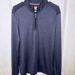 Flag & Anthem Madeflex Warren Quarter Zip Performance Pullover – Navy- Med