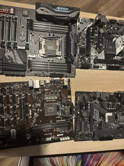 4 Untested Motherboards 