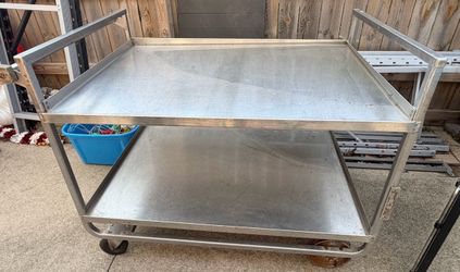 Heavy Duty Stainless Steel Rolling Cart