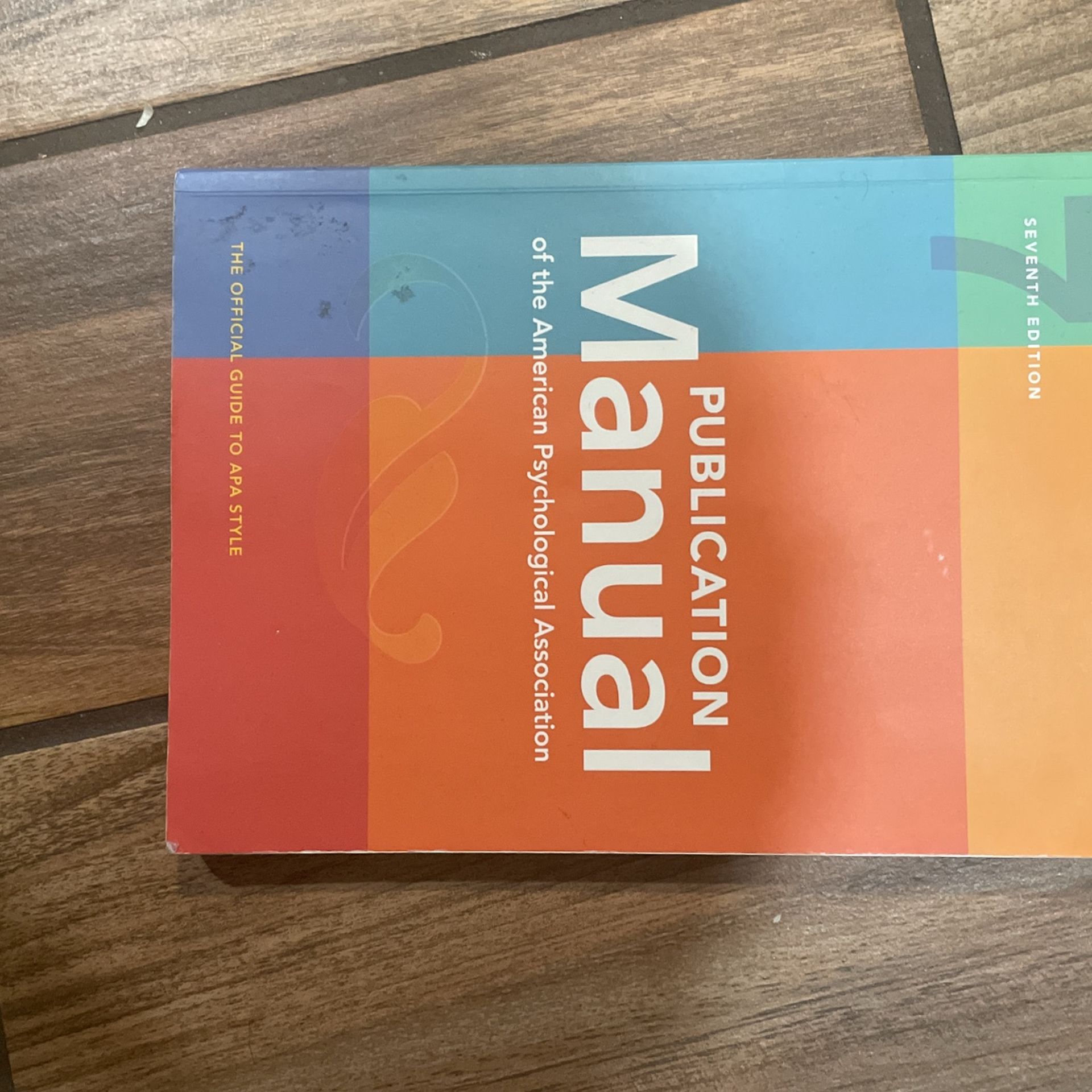 Publication Manuel Of The American Psychological Association