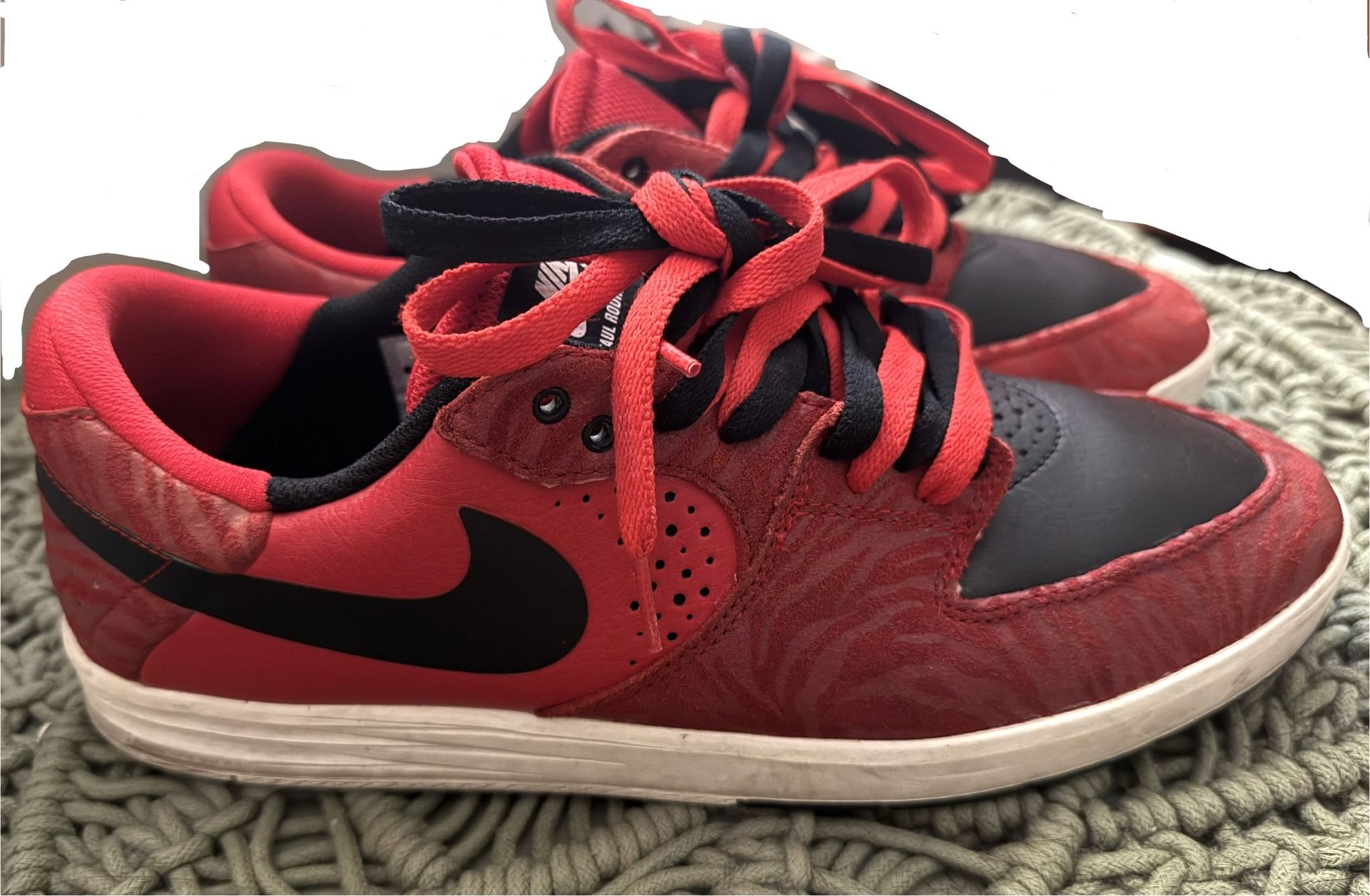Nike Paul Rodriguez 7 Premium SB University Red/Black-White 2013 DS OG
