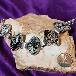 Unique Sterling Toggle Bracelet