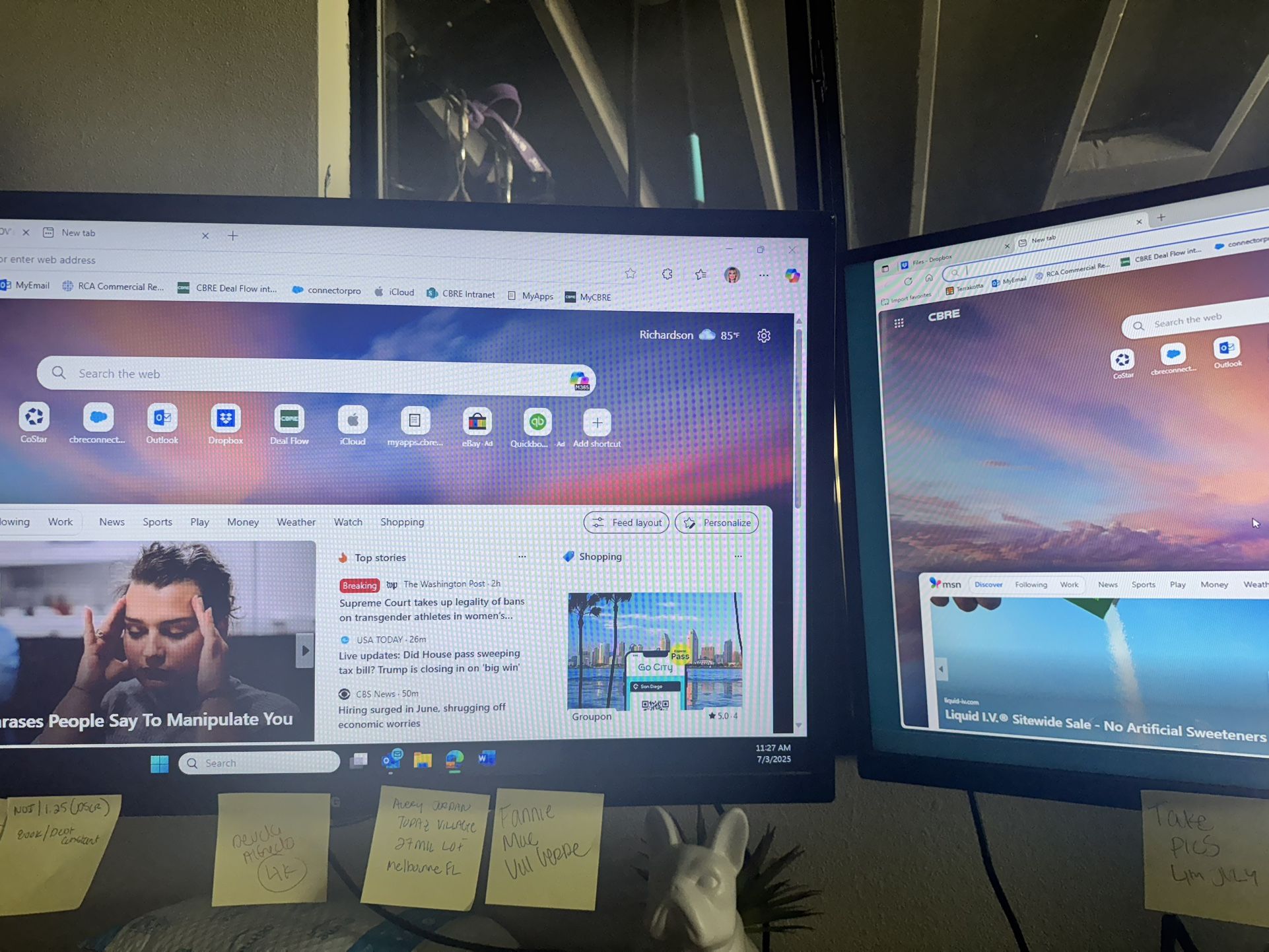 Monitors Both For $140