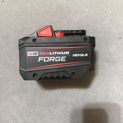 Milwaukee Forge Battery HD12.0 (one For $160)