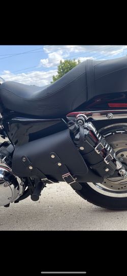 Side Bag With Fuel Bottle