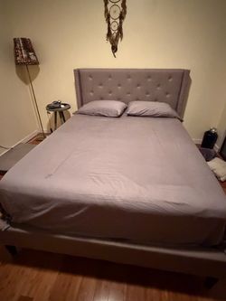 Free bed frame and mattress
