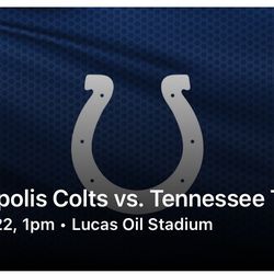 Colts Vs. Titans
