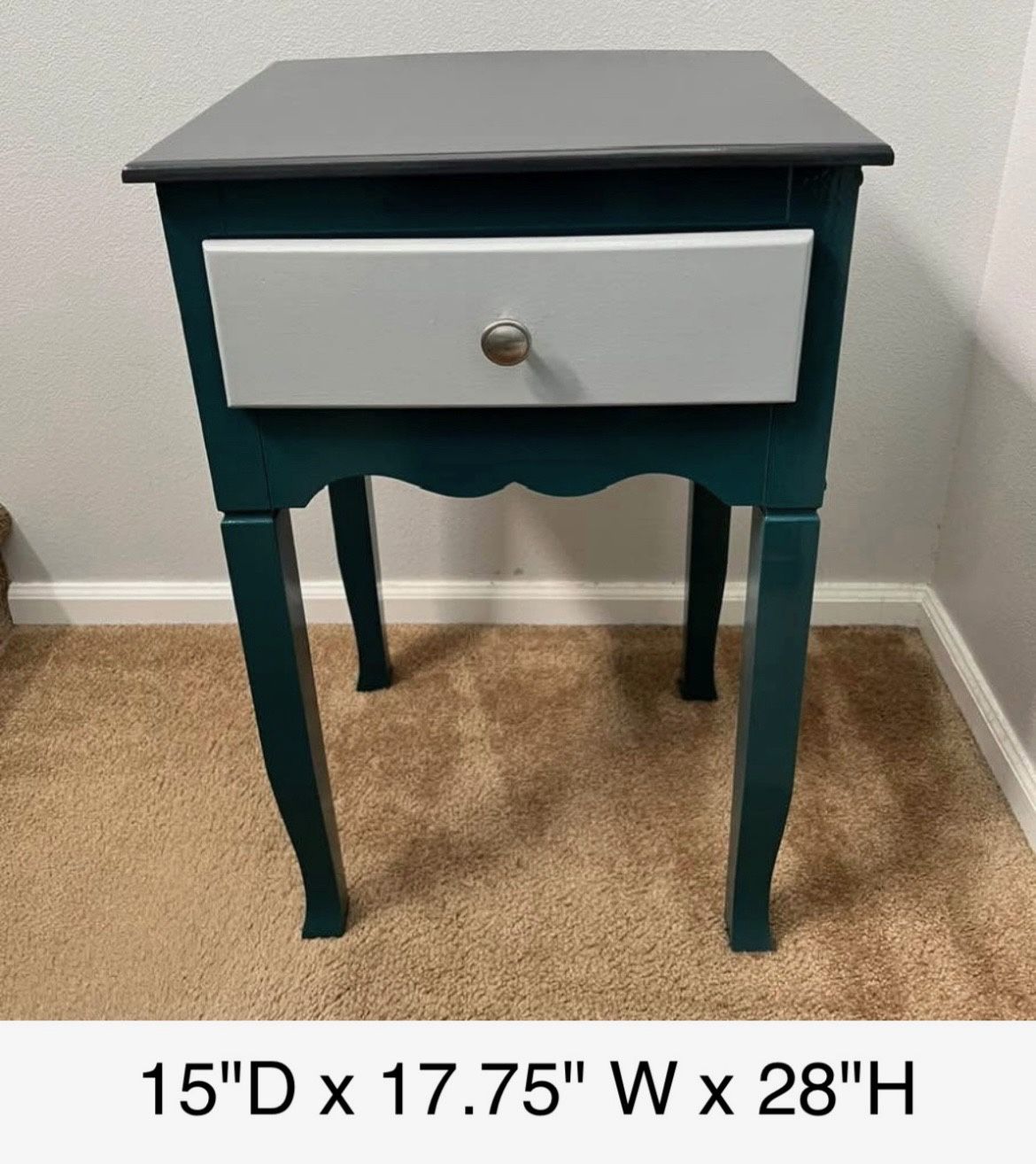 Nightstand Hand Painted And Refurbished 