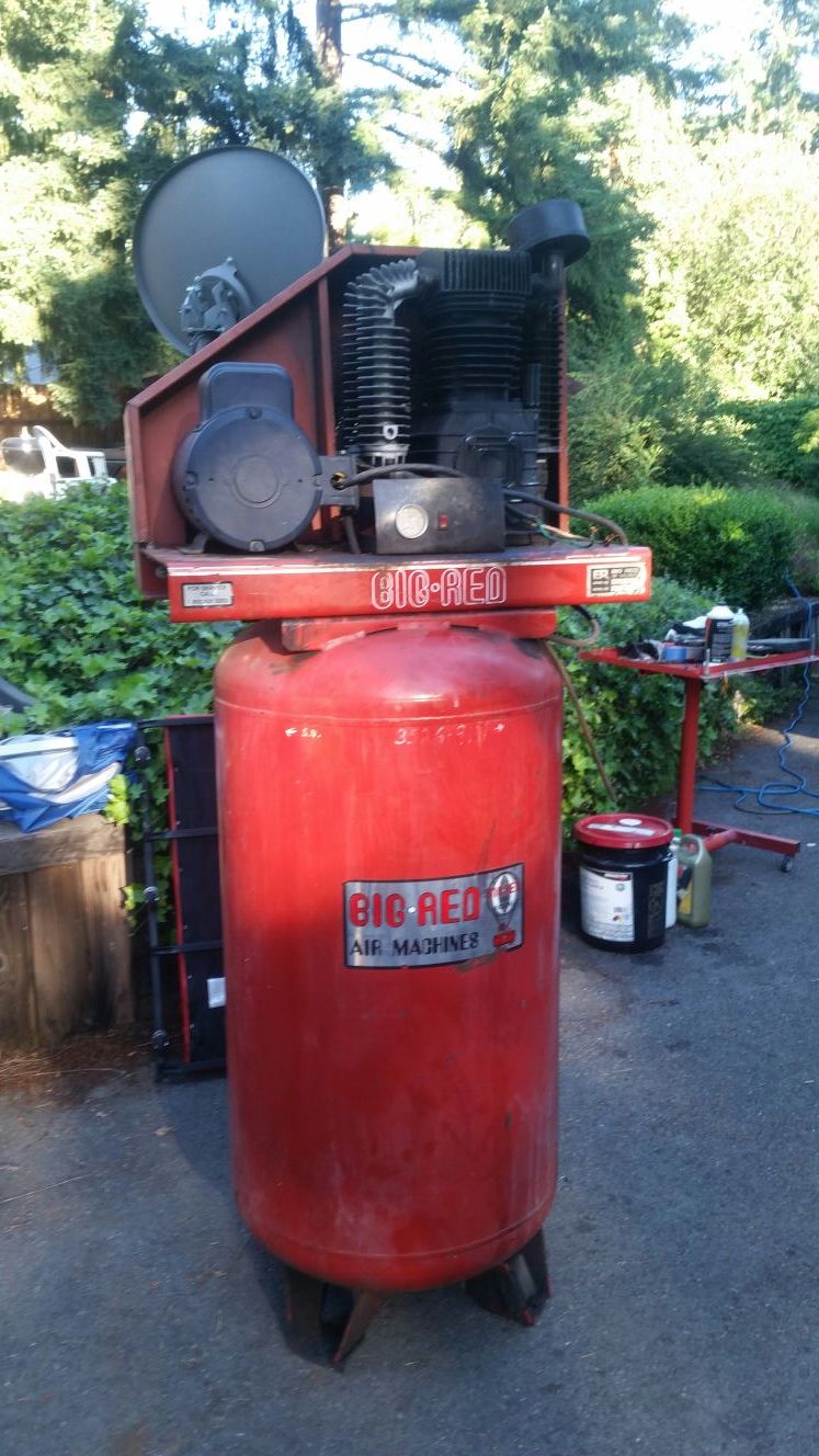 Snap on-big red 80 galling air compressor